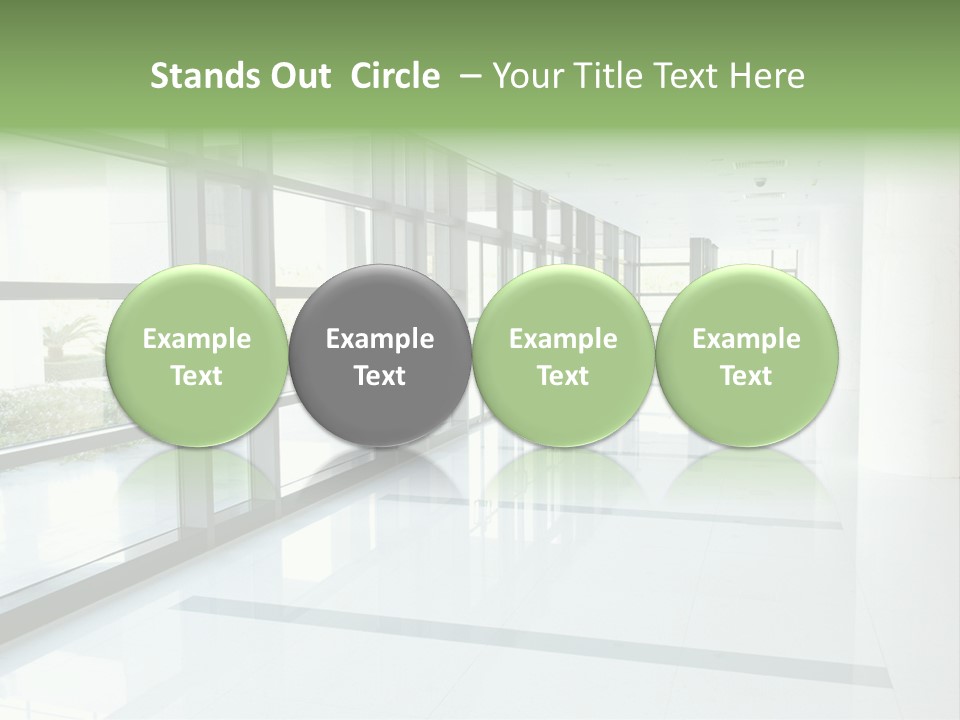 Arm Isolated Posture PowerPoint Template