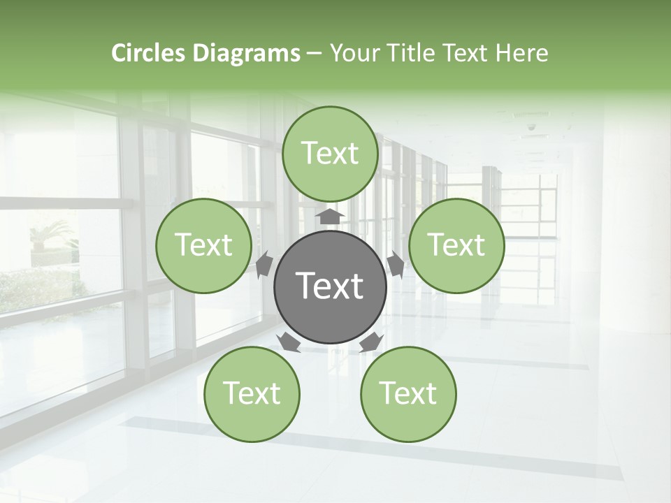 Arm Isolated Posture PowerPoint Template