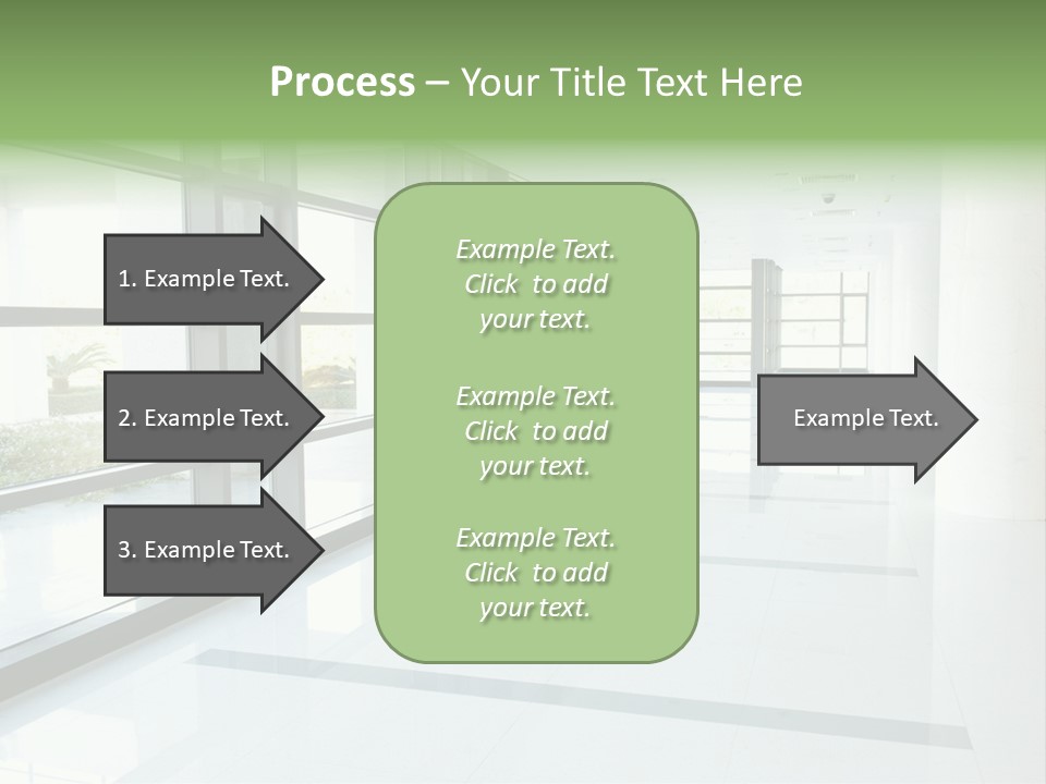 Arm Isolated Posture PowerPoint Template