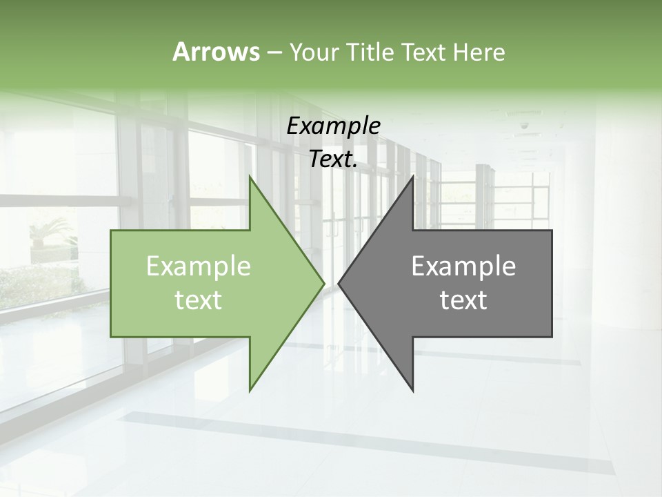 Arm Isolated Posture PowerPoint Template