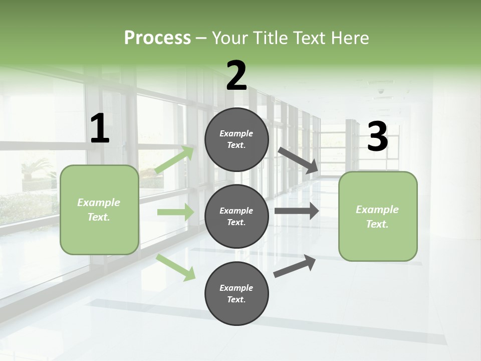Arm Isolated Posture PowerPoint Template