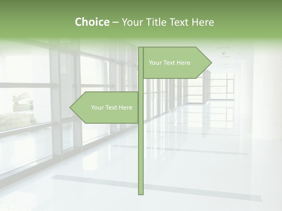 Arm Isolated Posture PowerPoint Template