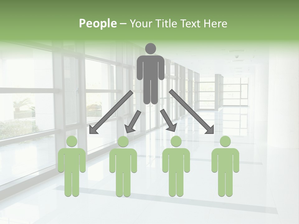Arm Isolated Posture PowerPoint Template