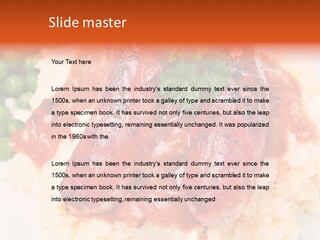 Silhouette Anatomy Head PowerPoint Template