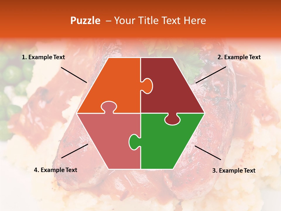 Silhouette Anatomy Head PowerPoint Template