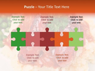 Silhouette Anatomy Head PowerPoint Template