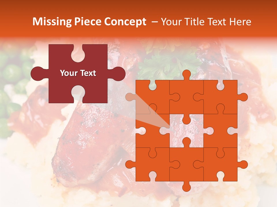 Silhouette Anatomy Head PowerPoint Template