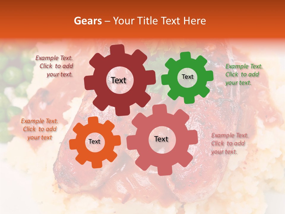 Silhouette Anatomy Head PowerPoint Template