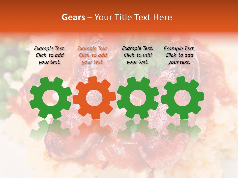 Silhouette Anatomy Head PowerPoint Template