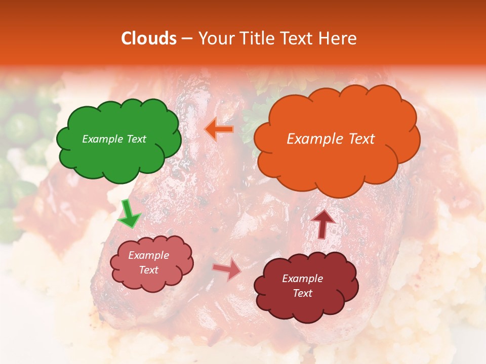 Silhouette Anatomy Head PowerPoint Template
