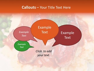 Silhouette Anatomy Head PowerPoint Template