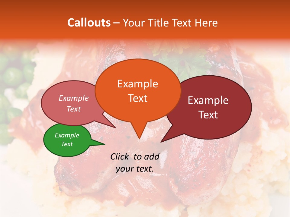Silhouette Anatomy Head PowerPoint Template