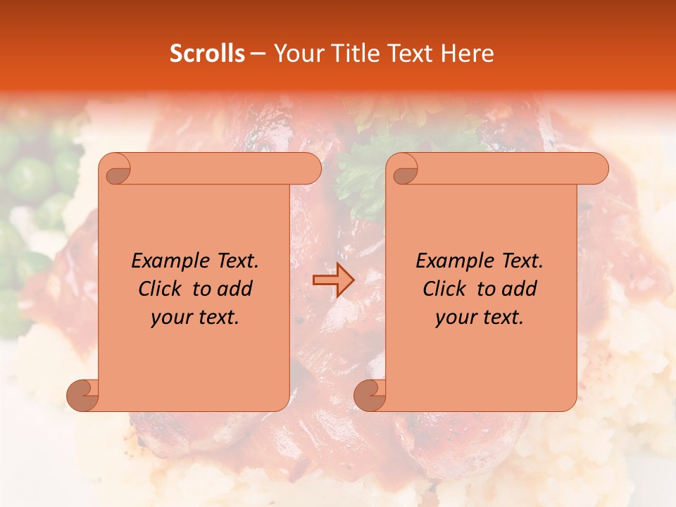 Silhouette Anatomy Head PowerPoint Template