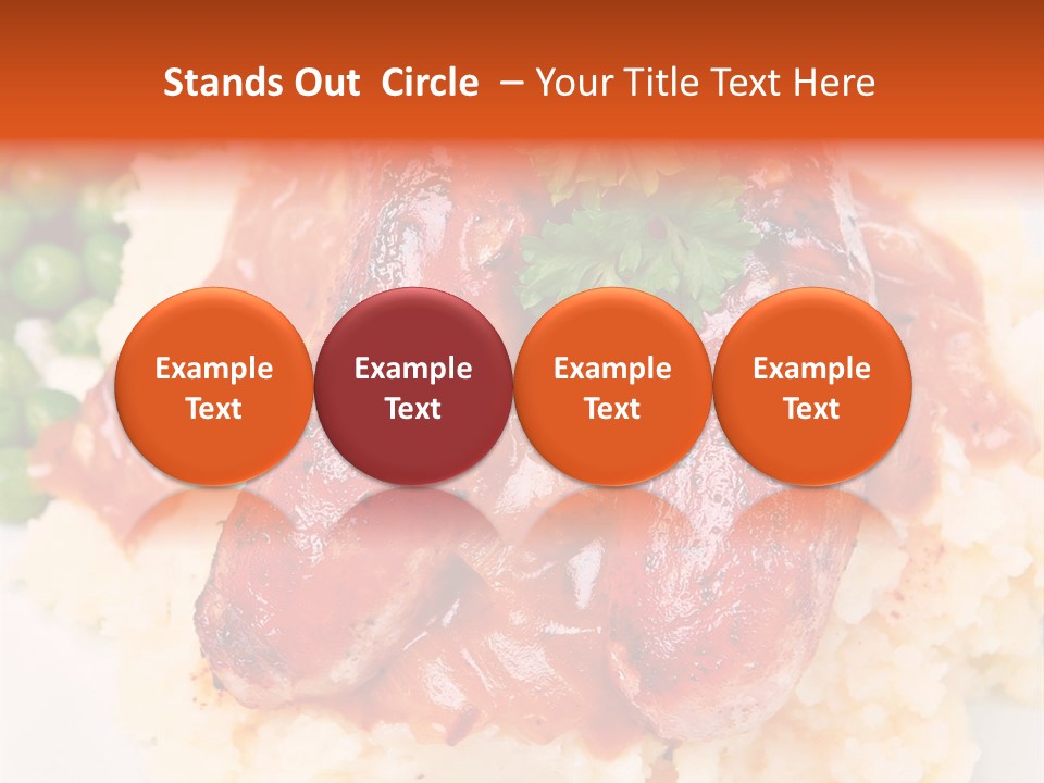 Silhouette Anatomy Head PowerPoint Template