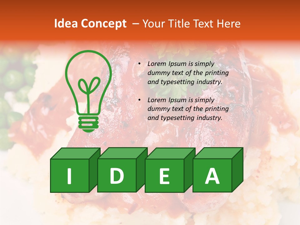 Silhouette Anatomy Head PowerPoint Template