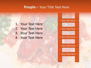 Silhouette Anatomy Head PowerPoint Template