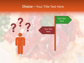 Silhouette Anatomy Head PowerPoint Template