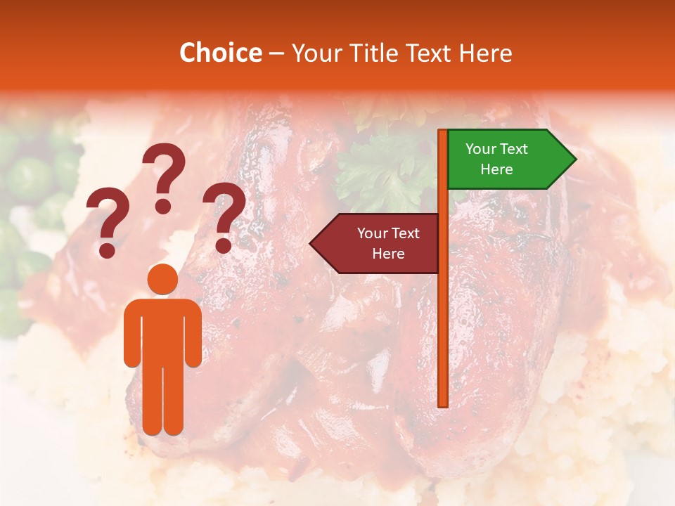 Silhouette Anatomy Head PowerPoint Template