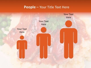 Silhouette Anatomy Head PowerPoint Template