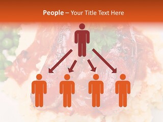 Silhouette Anatomy Head PowerPoint Template