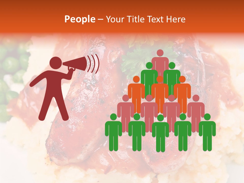 Silhouette Anatomy Head PowerPoint Template