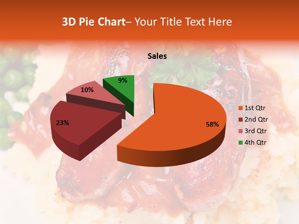 Silhouette Anatomy Head PowerPoint Template