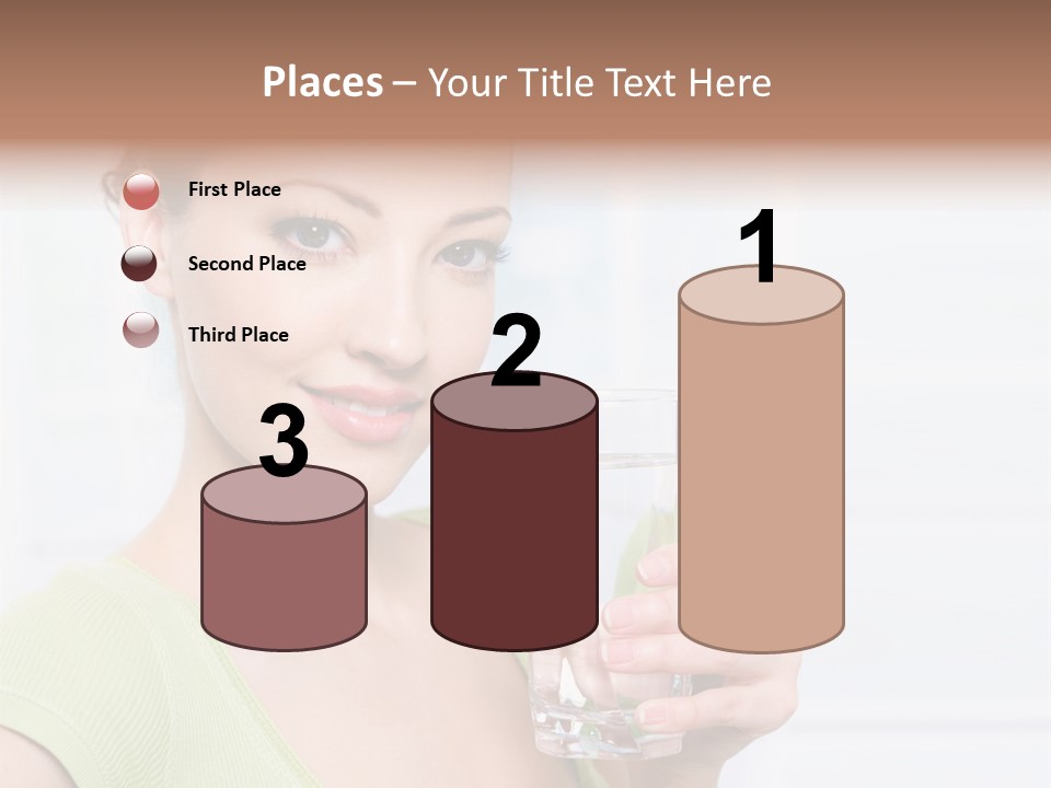 Front Human Nude PowerPoint Template