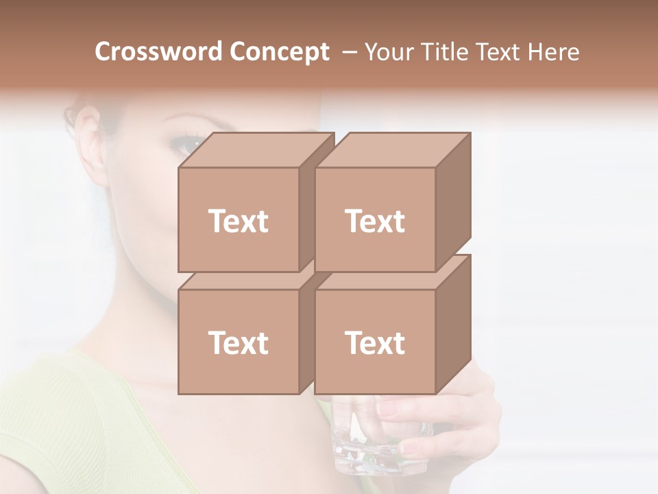 Front Human Nude PowerPoint Template