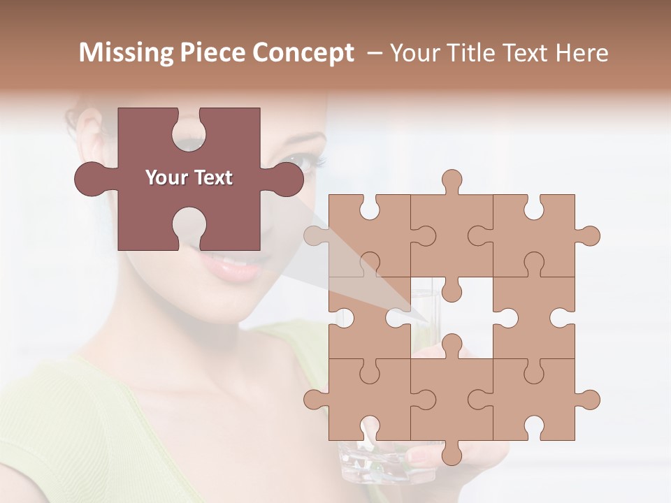 Front Human Nude PowerPoint Template