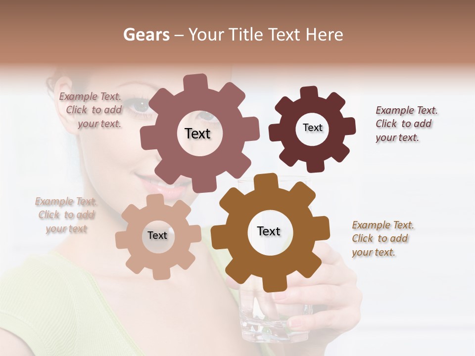 Front Human Nude PowerPoint Template