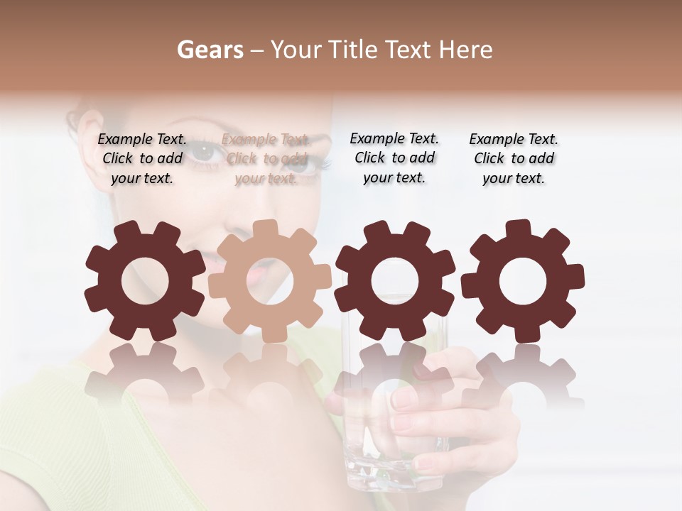 Front Human Nude PowerPoint Template