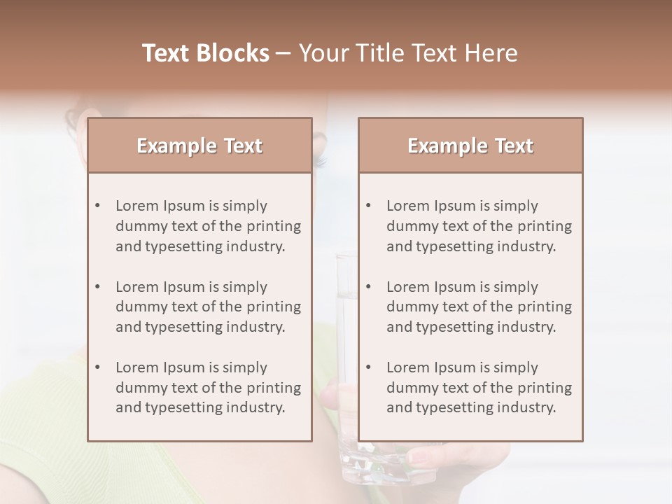 Front Human Nude PowerPoint Template