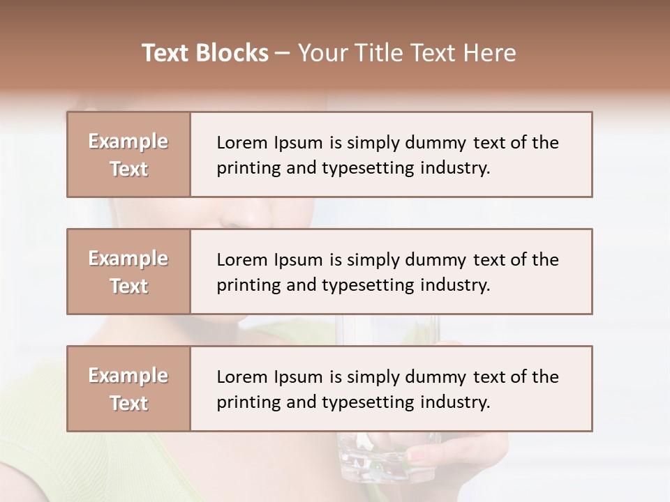 Front Human Nude PowerPoint Template