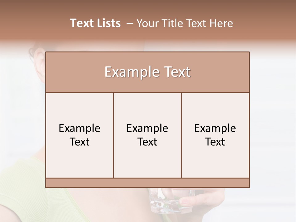 Front Human Nude PowerPoint Template