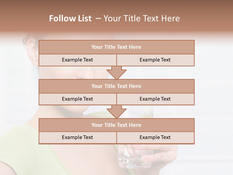 Front Human Nude PowerPoint Template