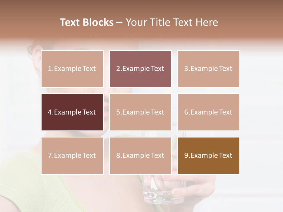 Front Human Nude PowerPoint Template