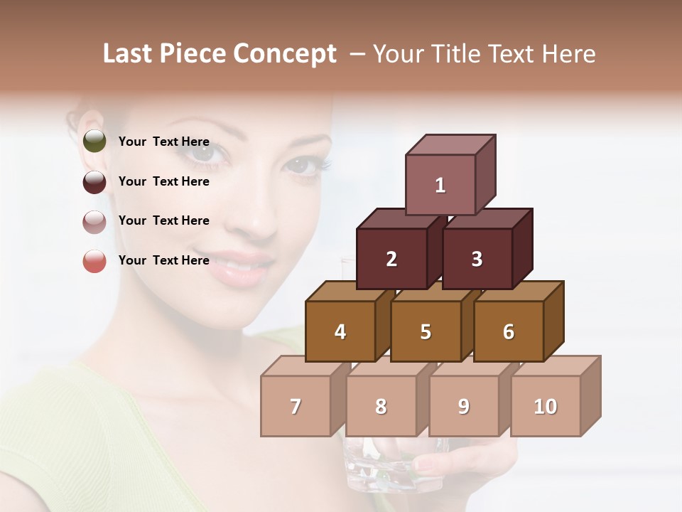 Front Human Nude PowerPoint Template