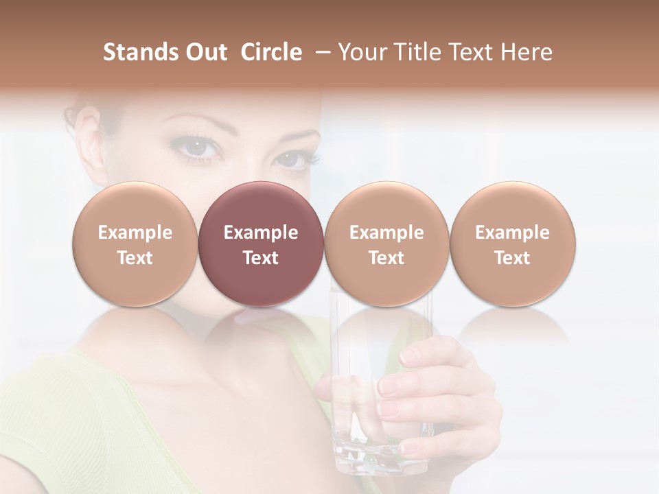 Front Human Nude PowerPoint Template