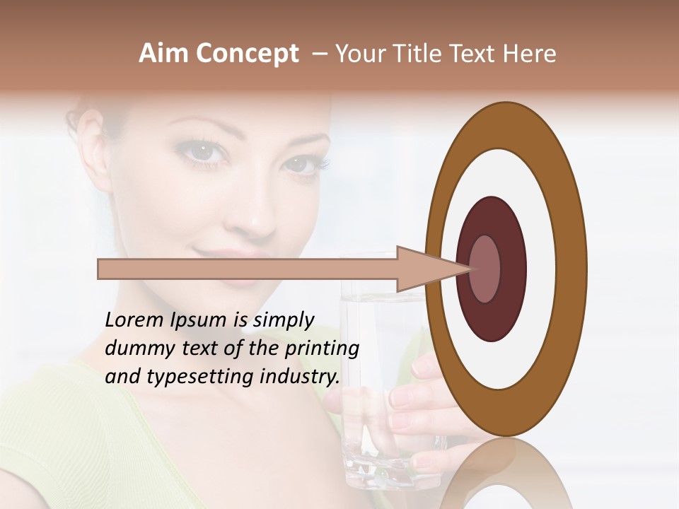 Front Human Nude PowerPoint Template