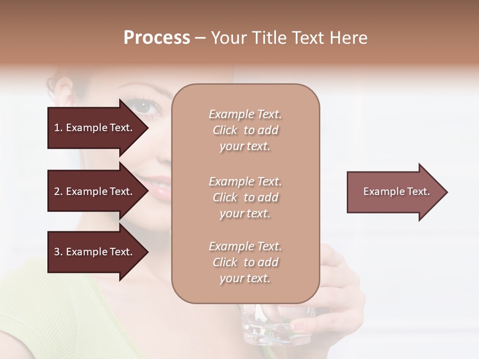 Front Human Nude PowerPoint Template