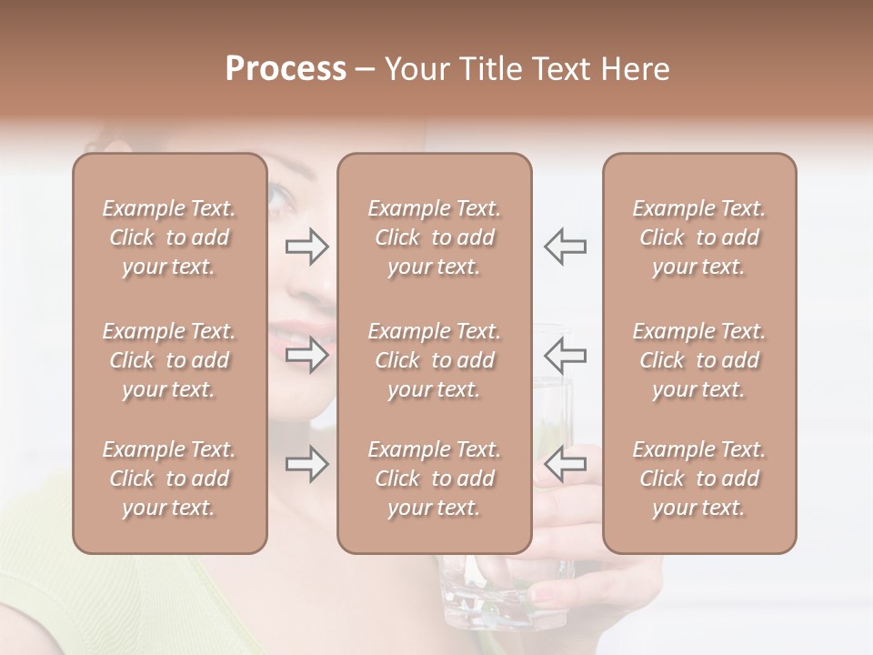 Front Human Nude PowerPoint Template
