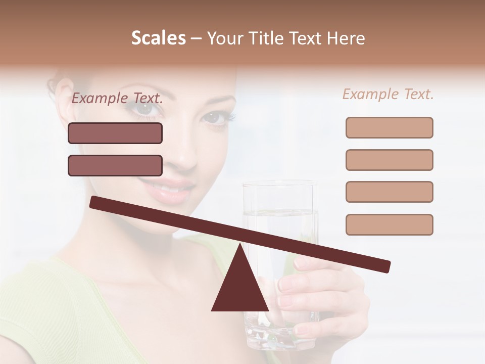 Front Human Nude PowerPoint Template