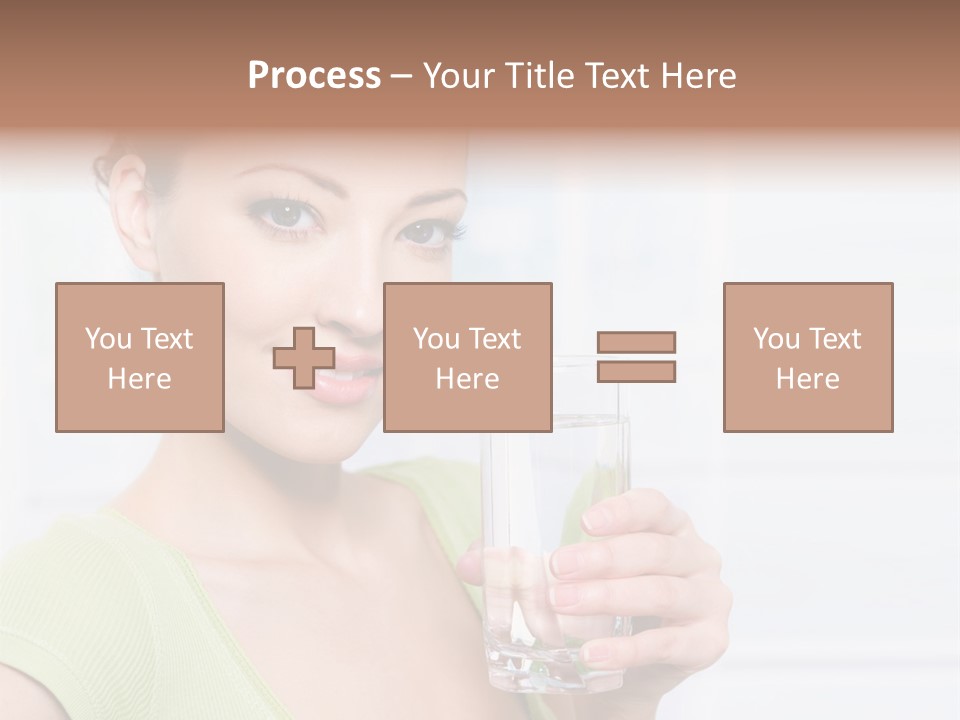 Front Human Nude PowerPoint Template