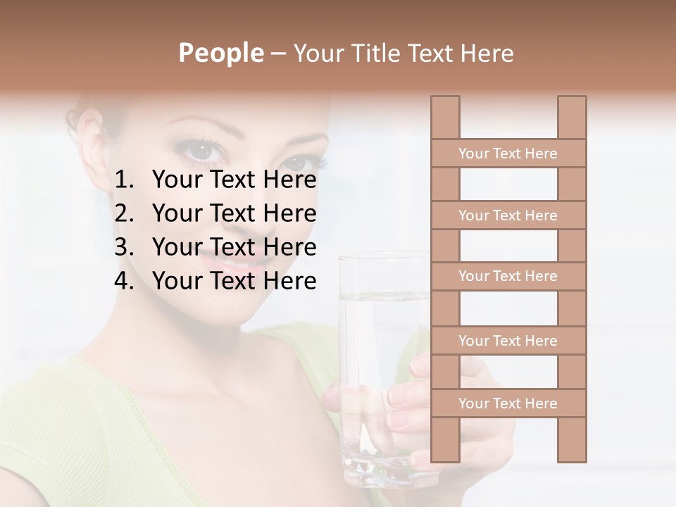 Front Human Nude PowerPoint Template