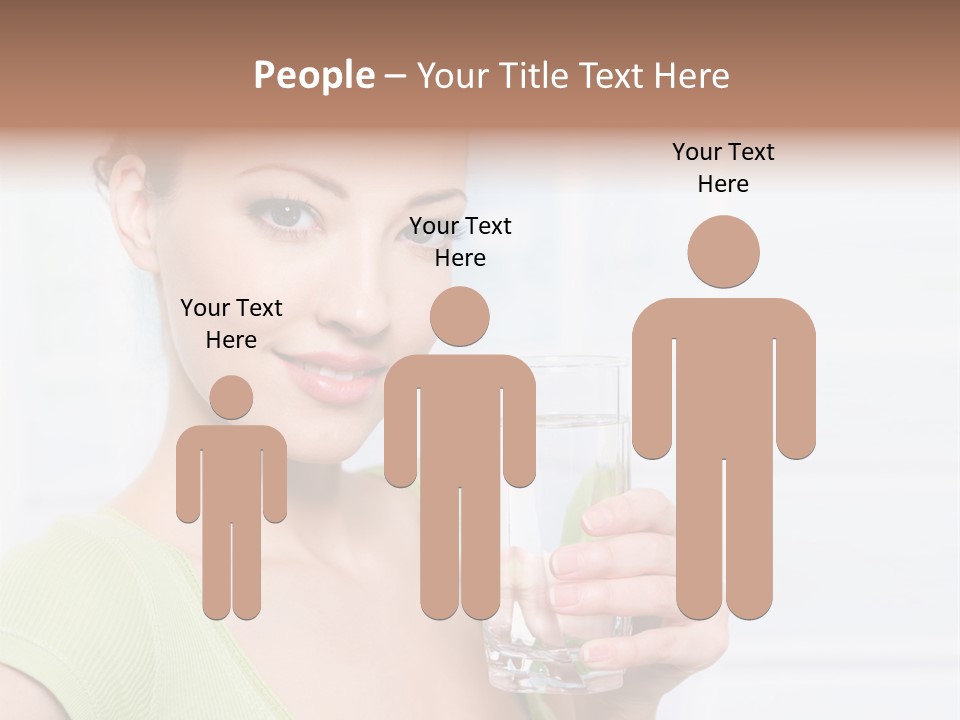 Front Human Nude PowerPoint Template