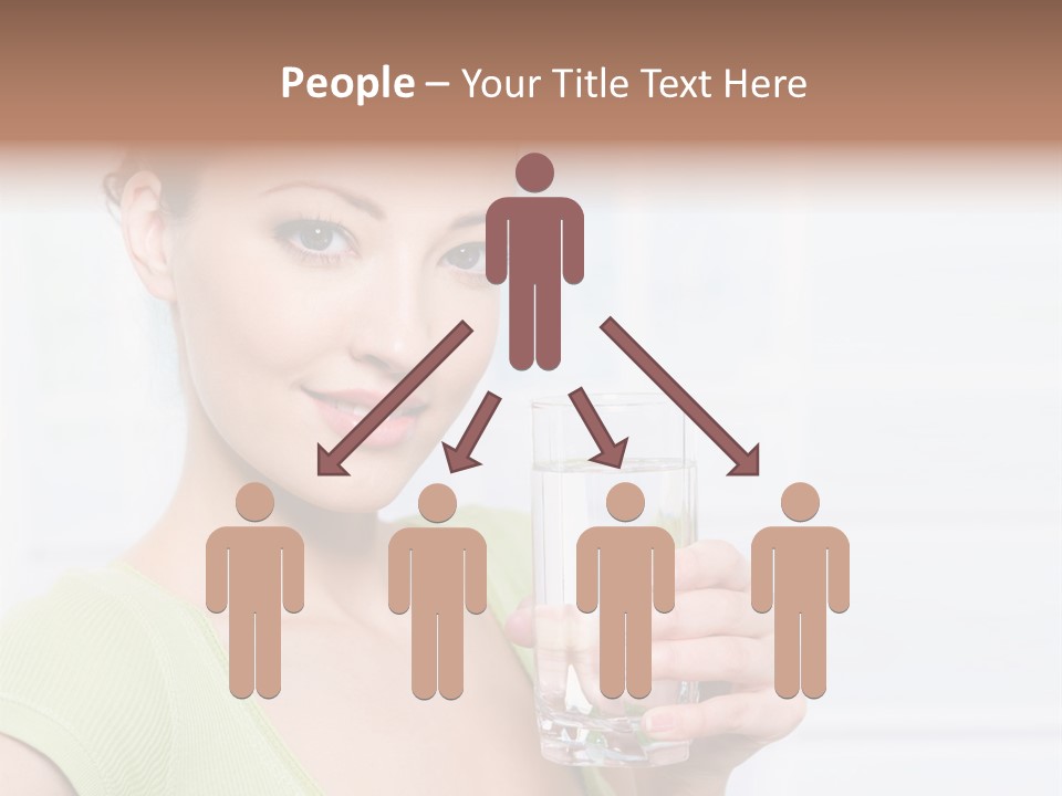 Front Human Nude PowerPoint Template