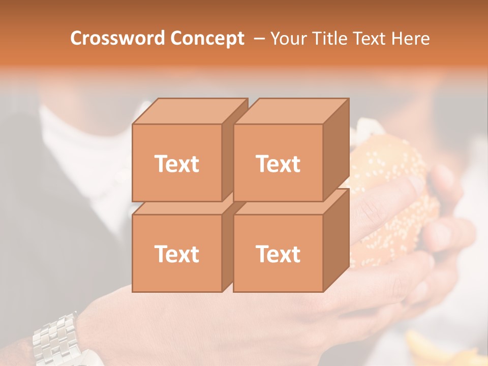 Profile View Pose PowerPoint Template