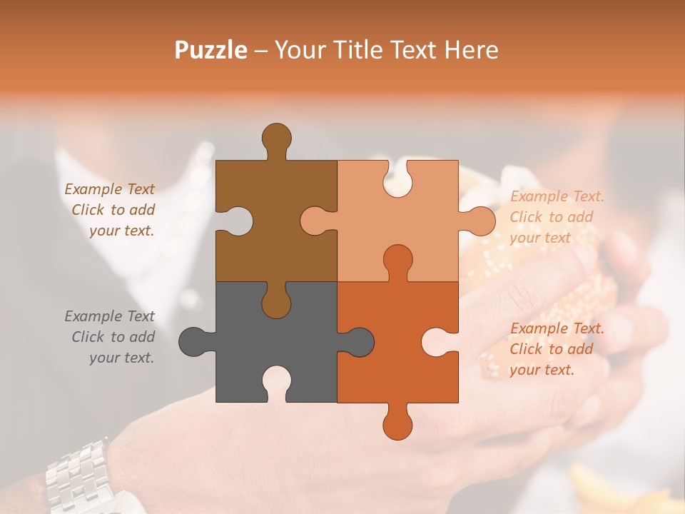 Profile View Pose PowerPoint Template