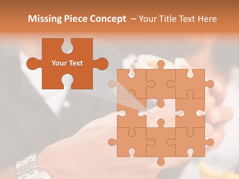 Profile View Pose PowerPoint Template