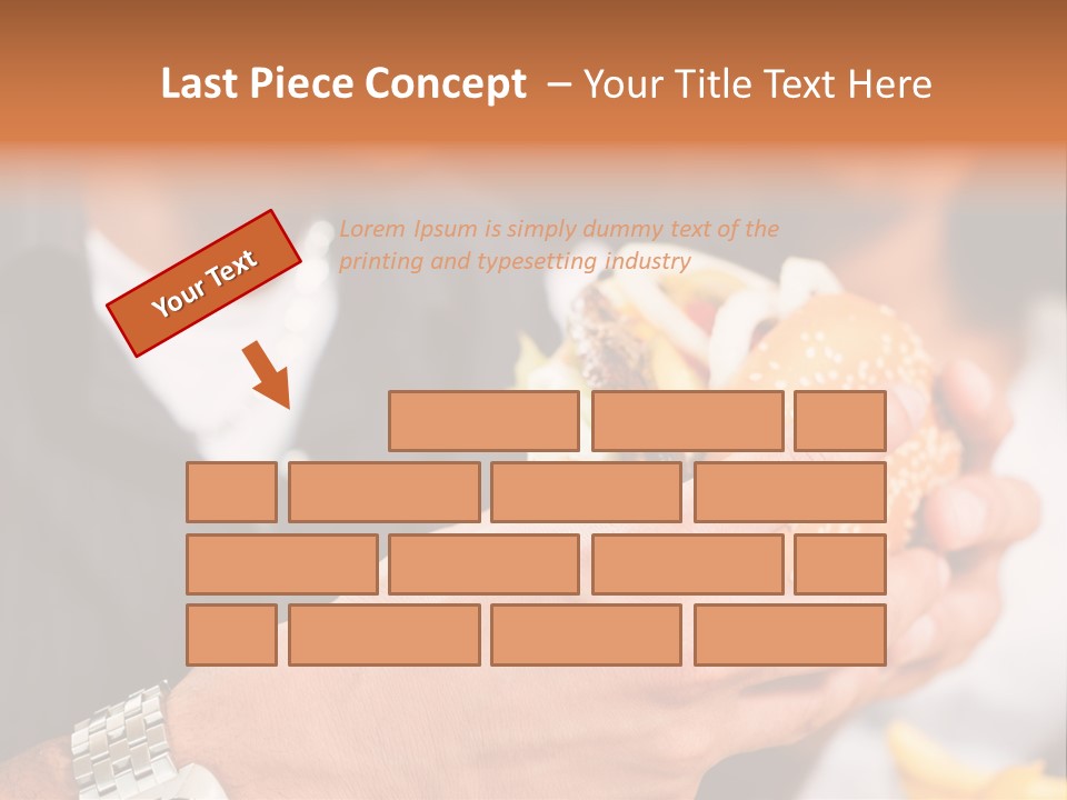 Profile View Pose PowerPoint Template